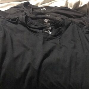 Bundle of 8 men’s black undershirts